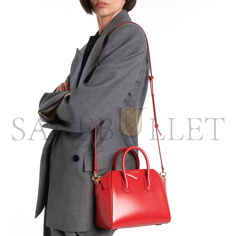 GIVENCHY ANTIGONA MINI LEATHER TOTE BAG (26*19*12.5cm)